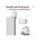 XCX Mini Countertop Trash Can with 3 Rolls of Trash Bags, Waste Can with Press Type Lid, 1. 5 L / 0. 40 Gal Wastebasket Dispenser, Bin for Coffee Table, Bathroom Vanity Top (White.