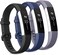 مجموعة IEOVIEE المكونة من 3 أساور بديلة متوافقة مع أساور Fitbit Alta / أساور Fitbit Alta HR، أساور رياضية بديلة قابلة للتعديل مصنوعة من السيليكون الناعم للنساء والرجال.