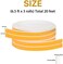 Futuwi Foam Weather Stripping-4 Rolls, 1/4 Inch Wide X 1/8 Inch Thick Total 52 Feet Long, Adhesive Door Weatherstrip Foam Insulation for Windows(13ft x 4 Rolls.