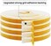 Futuwi Foam Weather Stripping-4 Rolls, 1/4 Inch Wide X 1/8 Inch Thick Total 52 Feet Long, Adhesive Door Weatherstrip Foam Insulation for Windows(13ft x 4 Rolls.