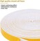 Futuwi Foam Weather Stripping-4 Rolls, 1/4 Inch Wide X 1/8 Inch Thick Total 52 Feet Long, Adhesive Door Weatherstrip Foam Insulation for Windows(13ft x 4 Rolls.