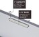 Olympx 100 Pcs of 1&rdquo; Capacity Premium Self Adhesive Prong Paper Fastener Bases, 2. 75 Inch Center for Paper File Clip Folder Accessories, 100 per Box.