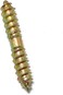 PZRT 12pcs 6x40MM Dowel Screw Zinc Plated Iron Double Ended Screw Self Tapping Furniture Screw.