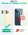 TUCCH Case for iPhone 12 Pro/iPhone 12 5G, PU Leather Folio Case Wallet with [Kickstand] [Card Slot] Cover [Protective TPU Interior Case] Compatible with iPhone 12 /iPhone 12 Pro 6. 1-inch, Dark Blue.