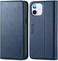 TUCCH Case for iPhone 12 Pro/iPhone 12 5G, PU Leather Folio Case Wallet with [Kickstand] [Card Slot] Cover [Protective TPU Interior Case] Compatible with iPhone 12 /iPhone 12 Pro 6. 1-inch, Dark Blue.