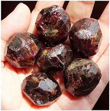 Wixine 100g DIY Natural Red Garnet Stones Original Crystal Original Specimens Gift.