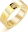 PDWZNBA Love Friendship Ring 18K Gold Silver Rose Plated Cubic Zirconia Stainless Steel Promise Ring Wedding Band Jewelry Birthday Gifts for Women.