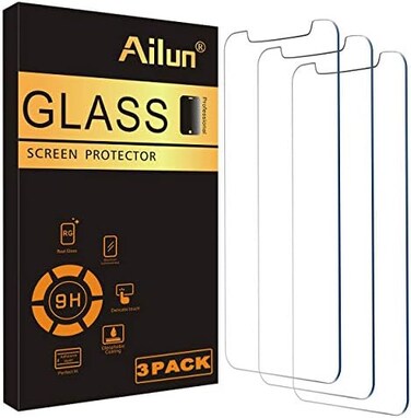 Ailun Glass Screen Protector for iPhone 12 / iPhone 12 Pro 2020 6. 1 Inch 3 Pack Case Friendly Tempered Glass.