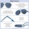 COCOSAND Baby Sunglasses with Strap Polarized Aviator for Toddler Boys Girls Age 0-22-6 Year Old.