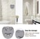HOMMIESAFE 2 Pack Soft Silicone Shower Brush Body Wash Bath Exfoliating Skin Massage Scrubber, Dry Skin Brushing Glove Loofah, Fit for Sensitive and All Kinds of Skin(Graypurple.