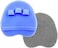HOMMIESAFE 2 Pack Soft Silicone Shower Brush Body Wash Bath Exfoliating Skin Massage Scrubber, Dry Skin Brushing Glove Loofah, Fit for Sensitive and All Kinds of Skin(Graypurple.