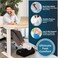 ComfiLife Foot Rest Under Desk for Office Use &ndash; Adjustable Height Memory Foam Foot Stool Under Desk for Office ChairGaming Chair &ndash; Ergonomic Under Desk Foot Rest for BackHip Pain Relief (Black.