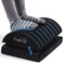 ComfiLife Foot Rest Under Desk for Office Use &ndash; Adjustable Height Memory Foam Foot Stool Under Desk for Office ChairGaming Chair &ndash; Ergonomic Under Desk Foot Rest for BackHip Pain Relief (Black.