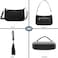 NIUEIMEE ZHOU Small Shoulder bag with 2 Removable Straps Cross Body Clutch Purse Handbag for Women.