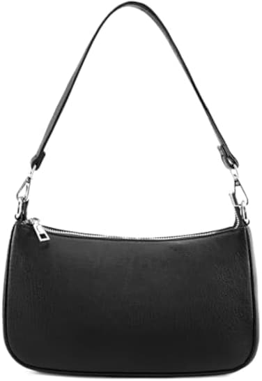 NIUEIMEE ZHOU Small Shoulder bag with 2 Removable Straps Cross Body Clutch Purse Handbag for Women.