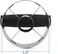 HULISEN Doughnut Cutter, Round Donut Cutter with Soft Rubber Handle, Bonus Small Biscuit Cutter, Professional Baking Dough Tools.