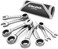 DURATECH Stubby Ratcheting Combination Wrench Set, SAE, 8-Piece, 5/16'' to 3/4'', CR-V Steel, with Rolling Pouch.