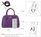 LOVEVOOK Purse for Women Small Crossbody Bags Classic Double Zip Top Handle Dome Satchel Bag.