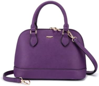 LOVEVOOK Purse for Women Small Crossbody Bags Classic Double Zip Top Handle Dome Satchel Bag.