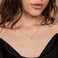 PAVOI 14K Gold Plated Initial NecklaceLetter Necklaces for Women.