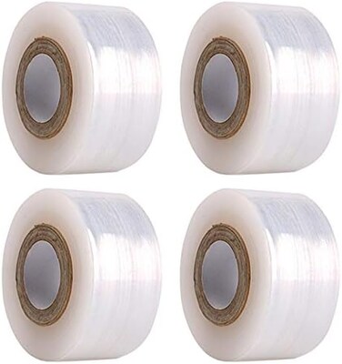 kulusion Wuhuwuhu Parafilm Grafting Tape for Fruit Trees Floral Tape Parafilm Grafting Tools Plant Tape Garden Plant Nursery Tape PE Stretchable Self Adhesive Membrane Clear Floristry (One Pack.
