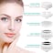 CLSEVXY (Cyan- Waterproof Facial Cleansing Spin Brush Set with 3 Exfoliating Brush Heads - Complete Face Spa System - Advanced Microdermabrasion for Gentle Exfoliation and Deep Scrubbing(Cyan.