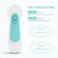 CLSEVXY (Cyan- Waterproof Facial Cleansing Spin Brush Set with 3 Exfoliating Brush Heads - Complete Face Spa System - Advanced Microdermabrasion for Gentle Exfoliation and Deep Scrubbing(Cyan.