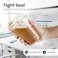 Fit Meal Prep [50 Pack] Disposable Strawless Plastic Cups with Lids - 24 Oz Clear Plastic Cups and Sippy Cups Lids, Perfect Eco-Friendly To Go Cups for Iced Coffee, Smoothies, Soda Party Drinks and Ca