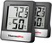 ThermoPro TP49 قطعتان مقياس رطوبة رقمي داخلي مقياس رطوبة مقياس رطوبة صغير مع مراقبة درجة الحرارة والرطوبة مقياس حرارة الغرفة أسود.
