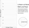 Nokingo 200 Sheets A6 Lined Paper for Filofax Personal Binder Planner, White 100gsm Ruled Pages, 6 Hole Punched, 3. 75 x 6. 75 Inch.