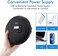HOTT CD204 Portable CD Player, Personal Compact CD Player with Headphones, Anti-Skip/Shockproof for Home Travel and Car, Small Music CD Walkman with LCD Display for Adults Students Kids-Black.