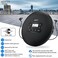 HOTT CD204 Portable CD Player, Personal Compact CD Player with Headphones, Anti-Skip/Shockproof for Home Travel and Car, Small Music CD Walkman with LCD Display for Adults Students Kids-Black.