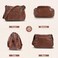 ELDA Purses for Women Pocketbooks Soft PU Leather Ladies Crossbody Purse Multi Pocket Shoulder Bag.