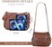 ELDA Purses for Women Pocketbooks Soft PU Leather Ladies Crossbody Purse Multi Pocket Shoulder Bag.