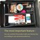 JOJOMARK Compatible with Ford F150 Accessories Center Console Tray Organizer Box Secondary Storage fits for Ford F150 2015-2020, 2017-2022 F250 F350 F450, 2018-2022 Expedition (2015-2020 F150.