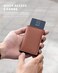 VULKIT Credit Card Holder RFID Blocking Leather Automatic Pop Up Wallet Aluminum Slim Pocket Bifold Business Card Case.