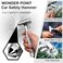 WONDER POINT Premium Car Glass Breaker with Seat Belt Cutter - Automotive Safety Hammer - Emergecy Escape Tool, Car Autoaccessory Metal Window Hammer, Vehicle Hard Aluminium Alloy Head Design.