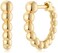 MYEARS Women Huggie Hoop Earrings Gold Ear Stud Cuff 14K Gold Filled Small Boho Beach Simple Delicate Handmade Hypoallergenic Jewelry Gift.