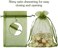HRX Package 100pcs Organza Drawstring Bags Olive Green, 4 x 6 inch Candy Mesh Gift Bags Jewelry Pouches Small Christmas Sachet.