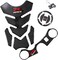 REVSOSTAR Motorcycle Tank Sticker Protector Decal, Fuel Gas Cap, Tank Cap, Tank pad, Tank Protector for GSXR600 GSXR750 GSXR1000, 3 Pcs Per Set.