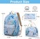 Bluboon School Backpack for Girls Teens Bookbag Set Laptop Backpack Lunch Box with Pencil Bag.