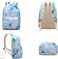 Bluboon School Backpack for Girls Teens Bookbag Set Laptop Backpack Lunch Box with Pencil Bag.