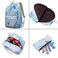Bluboon School Backpack for Girls Teens Bookbag Set Laptop Backpack Lunch Box with Pencil Bag.