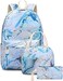 Bluboon School Backpack for Girls Teens Bookbag Set Laptop Backpack Lunch Box with Pencil Bag.