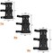 KRATARC Archery Arm Guard Adjustable Protective 3-Strap Accessory Lightweight Hunting Target Shooting Adult Unisex Arm Guards for Athletic use.