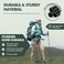 KINGGEAR Walking Sticks - Adjustable Hiking Poles, Trekking Poles with Quick Flip Lock, Lightweight Collapsible, Durable 7075 Aluminum, Natural Anti-Sweat Cork Grips, All Terrain.