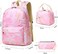 Bluboon School Backpack for Girls Teens Bookbag Set Laptop Backpack Lunch Box with Pencil Bag.