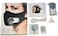 RSenr Fashion Powered Wearable Air Purifying Maskes with Filter,Washable,Rechargeable and Replaceable filter,for Work Protection,Running, Outdoor Sports(Black.