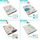 Omilion Baby Swaddle Blanket and Washcloths Set,12 Pieces Muslin Bamboo Baby Swaddle Wrap and Wash Cloths Unisex for Boys and Girls, 4 Pack for 40 x 40 Inches and 8 Pack for 9 x 9 Inches.