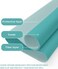 YSAGi Non-Slip Desk Pad, Waterproof PVC Leather Desk Table Protector, Ultra Thin Large Mouse Pad, Easy Clean Laptop Desk Writing Mat for Office Work/Home/Decor(Green Blue, 35. 4" x 17".